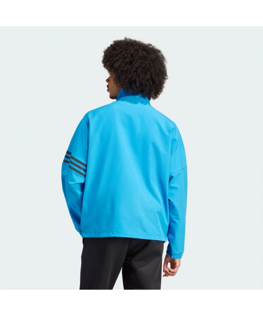 Adidas Originals Mens Street Neuclassics Track Top - Blue Recycled Material - Size Small